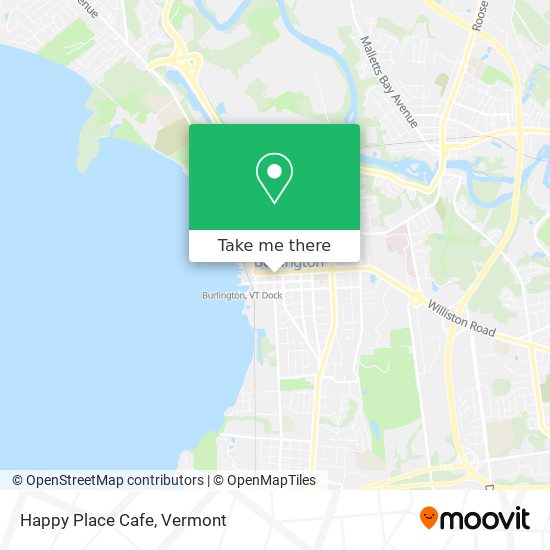 Happy Place Cafe map
