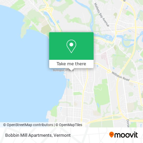 Bobbin Mill Apartments map