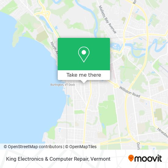 Mapa de King Electronics & Computer Repair