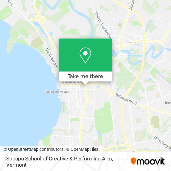 Mapa de Socapa School of Creative & Performing Arts