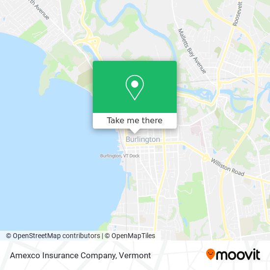 Amexco Insurance Company map