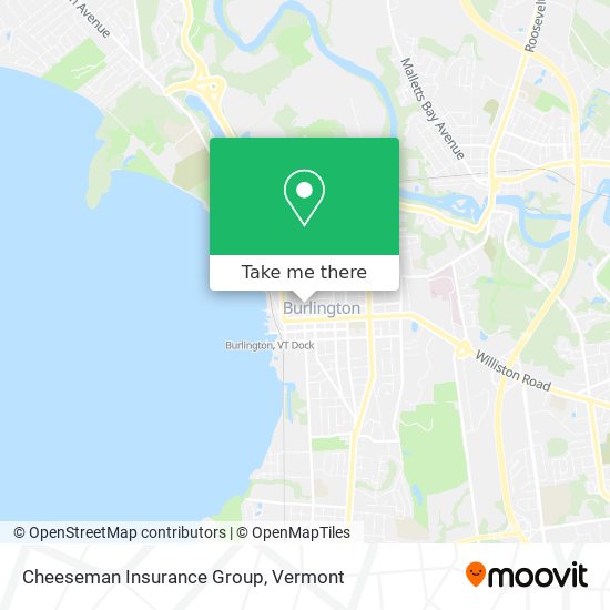Mapa de Cheeseman Insurance Group