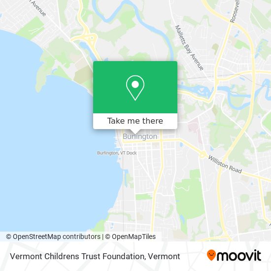 Mapa de Vermont Childrens Trust Foundation