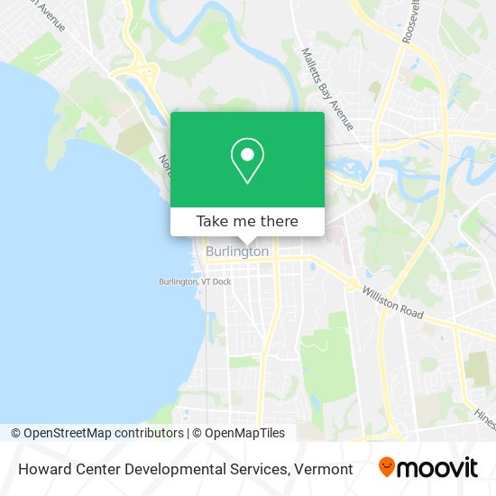 Mapa de Howard Center Developmental Services