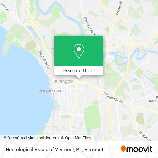 Neurological Assoc of Vermont, PC map