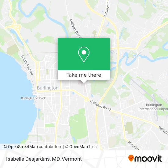 Mapa de Isabelle Desjardins, MD