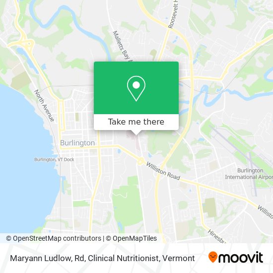 Maryann Ludlow, Rd, Clinical Nutritionist map