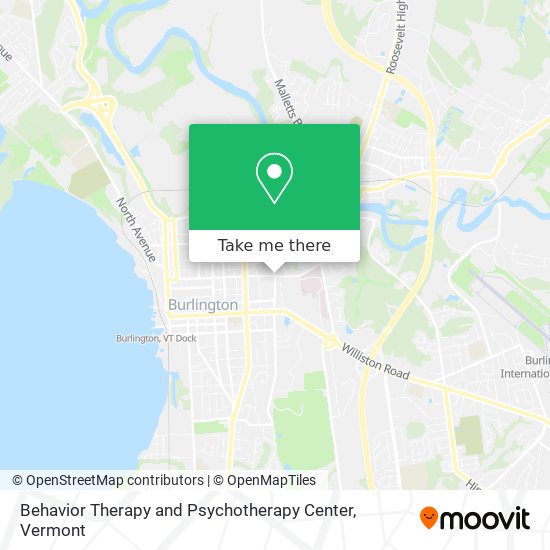 Mapa de Behavior Therapy and Psychotherapy Center