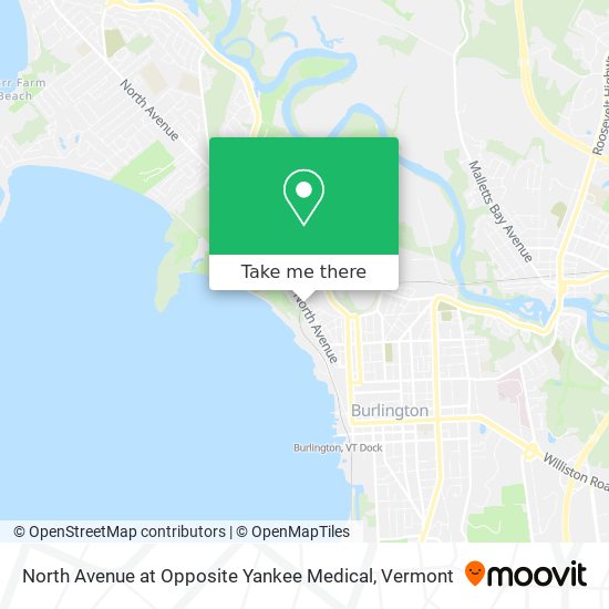 Mapa de North Avenue at Opposite Yankee Medical