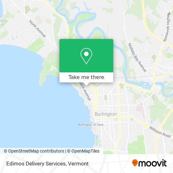 Edimos Delivery Services map