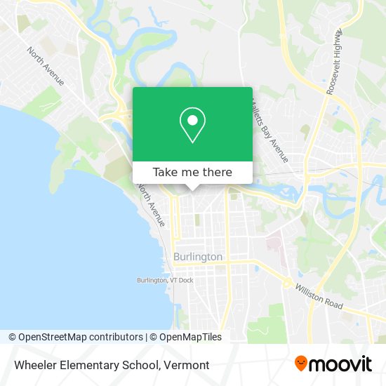 Mapa de Wheeler Elementary School