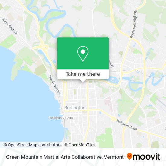 Green Mountain Martial Arts Collaborative map