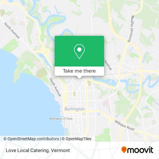 Love Local Catering map