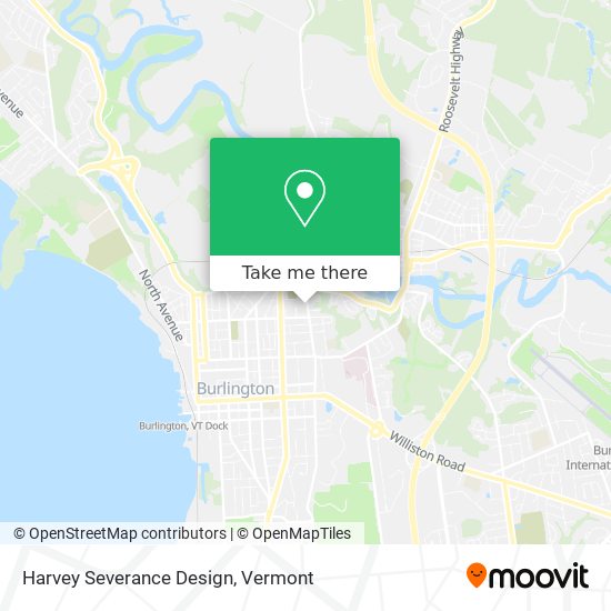 Harvey Severance Design map