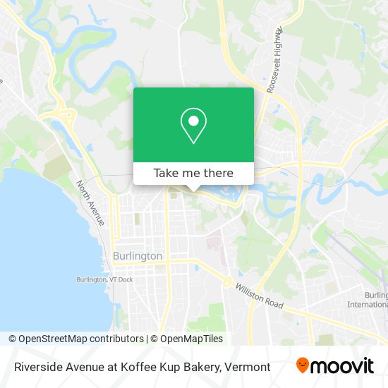 Mapa de Riverside Avenue at Koffee Kup Bakery