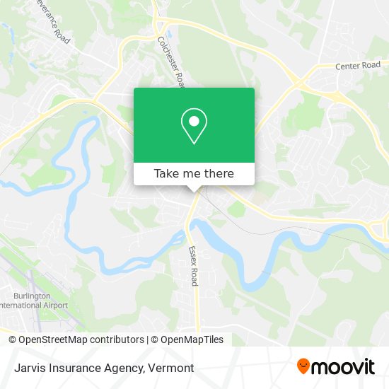 Mapa de Jarvis Insurance Agency