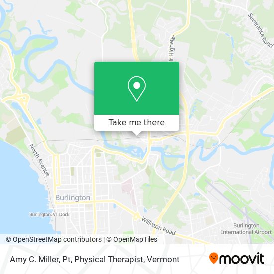 Amy C. Miller, Pt, Physical Therapist map