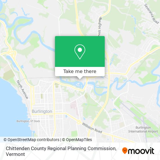 Chittenden County Regional Planning Commission map