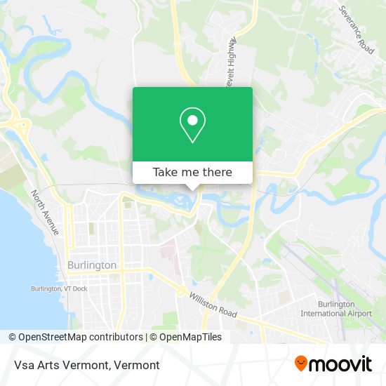 Vsa Arts Vermont map