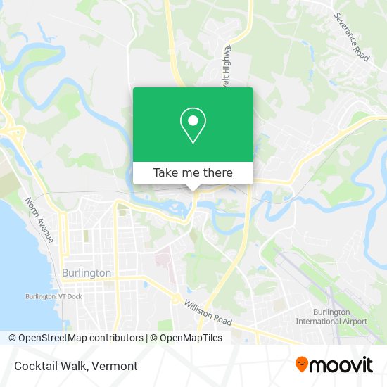 Cocktail Walk map