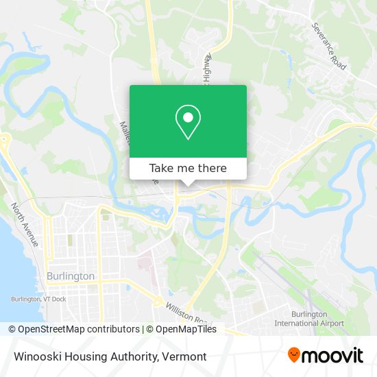 Winooski Housing Authority map