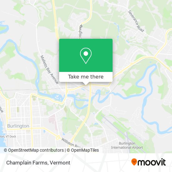 Champlain Farms map