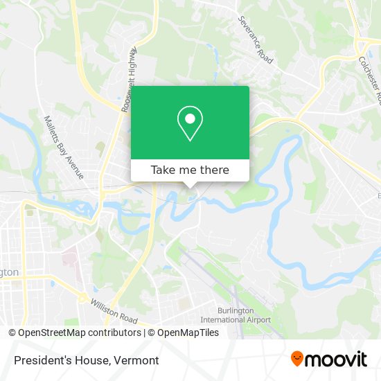 President's House map