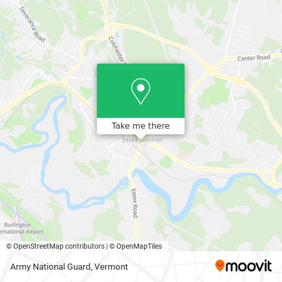 Mapa de Army National Guard