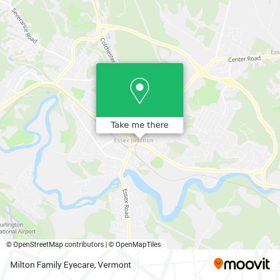 Milton Family Eyecare map