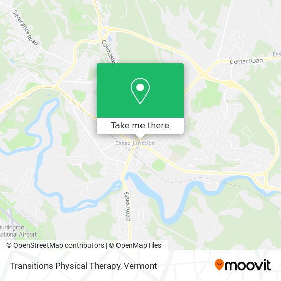 Transitions Physical Therapy map