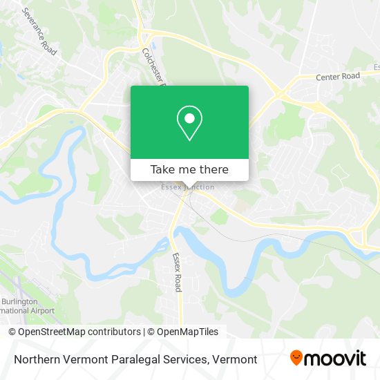 Northern Vermont Paralegal Services map