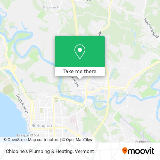 Chicoine's Plumbing & Heating map