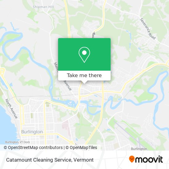 Mapa de Catamount Cleaning Service