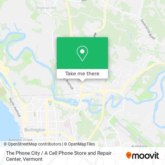 Mapa de The Phone City / A Cell Phone Store and Repair Center