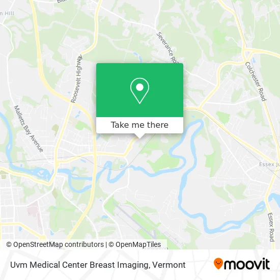 Uvm Medical Center Breast Imaging map