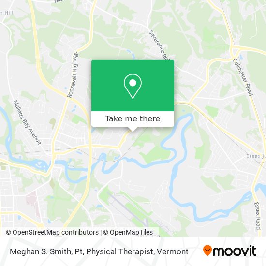 Meghan S. Smith, Pt, Physical Therapist map