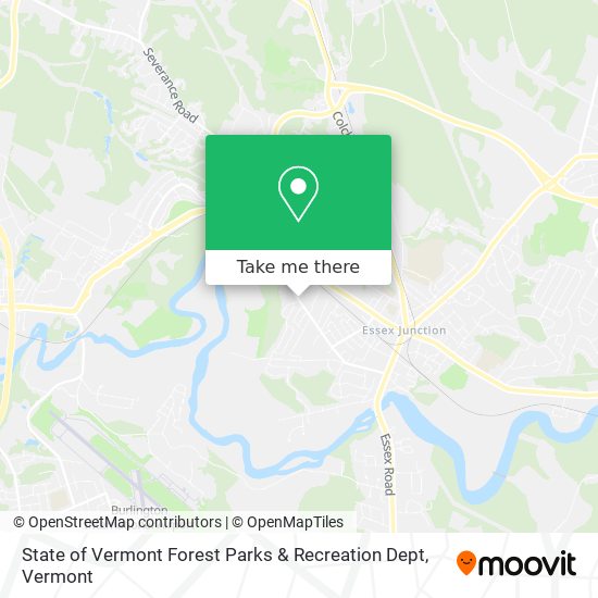 Mapa de State of Vermont Forest Parks & Recreation Dept