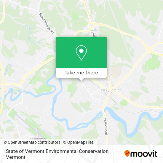 State of Vermont Environmental Conservation map