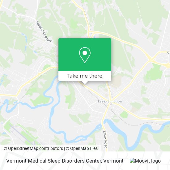 Mapa de Vermont Medical Sleep Disorders Center