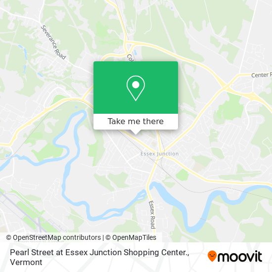 Pearl Street at Essex Junction Shopping Center. map