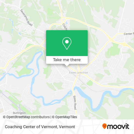 Coaching Center of Vermont map