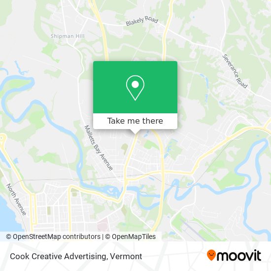 Cook Creative Advertising map