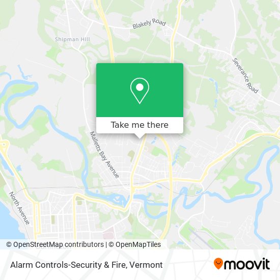 Mapa de Alarm Controls-Security & Fire