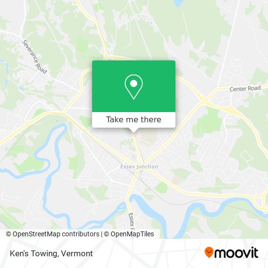 Ken's Towing map