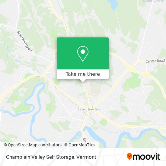 Mapa de Champlain Valley Self Storage