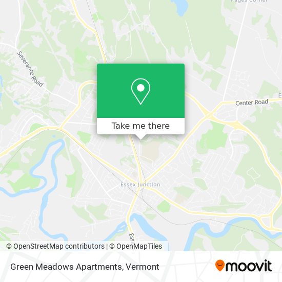Mapa de Green Meadows Apartments