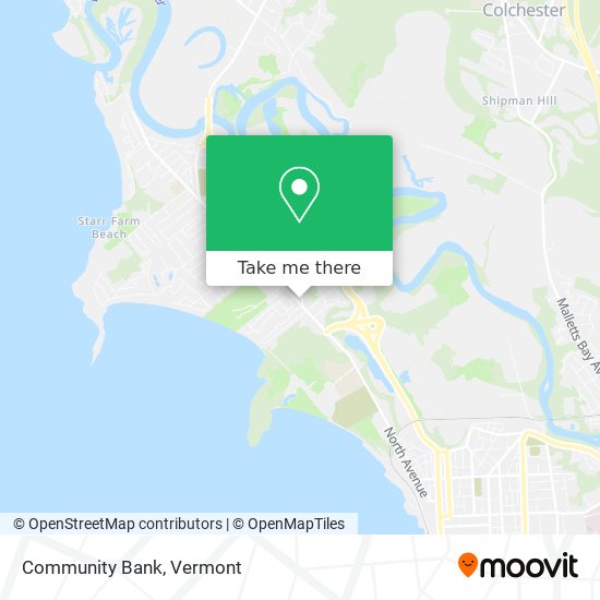 Community Bank map