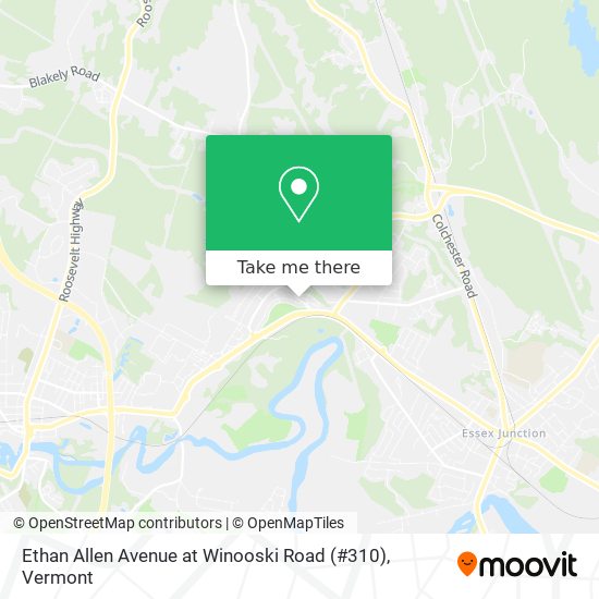 Mapa de Ethan Allen Avenue at Winooski Road (#310)