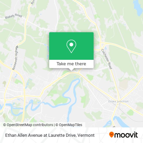 Ethan Allen Avenue at Laurette Drive map