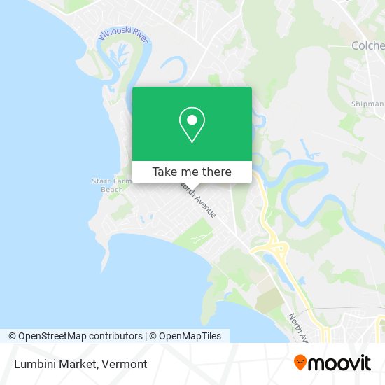 Lumbini Market map